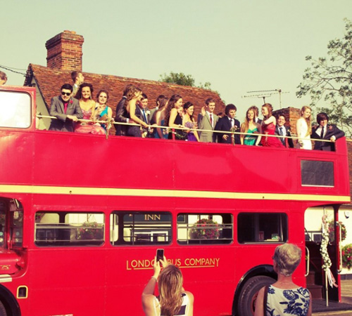 Open Top Prom Bus